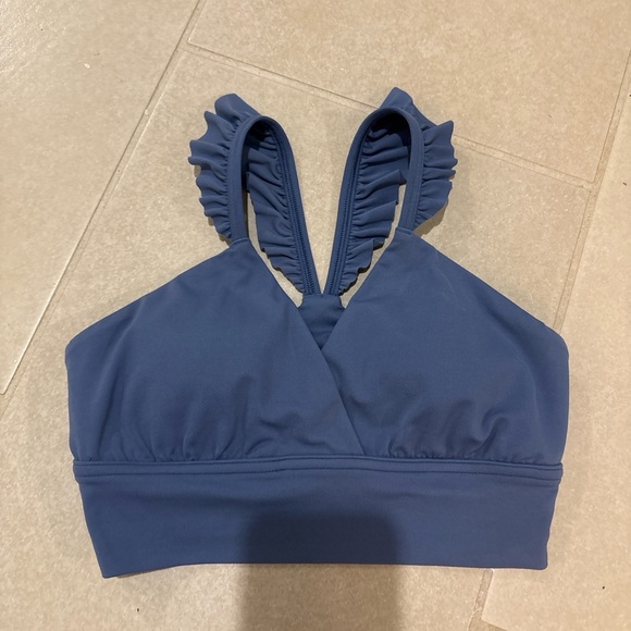 OFFLINE By Aerie Real Me XTRA Ruffle Sports Bra Size Small - Picture 6 of 6